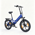 Ozeanblau-Hillmiles Mile 2 Vielseitiges faltbares E-Bike | 250W Motor | 42Nm Drehmoment | 100km Reichweite
